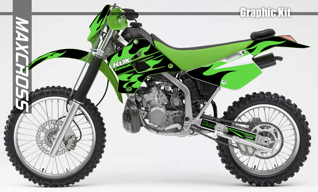 KAWASAKI KDX220SR KDX200R 1995-2007' FIRE STYLE